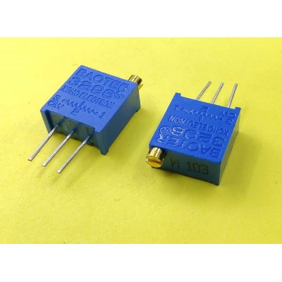 Зображення Резистор підстроювальний 3296W || 10 kОм у категорії ПІДСТРОЮВАЛЬНІ