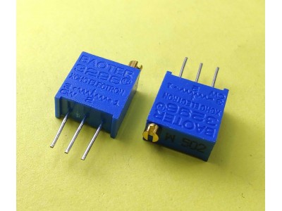 Зображення Резистор підстроювальний 3296W || 5 kОм у категорії ПІДСТРОЮВАЛЬНІ