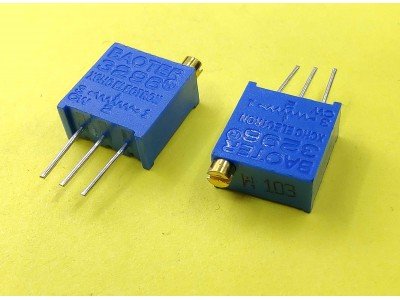 Зображення Резистор підстроювальний 3296W || 10 kОм у категорії ПІДСТРОЮВАЛЬНІ