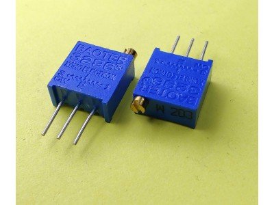 Зображення Резистор підстроювальний 3296W || 20 kОм у категорії ПІДСТРОЮВАЛЬНІ