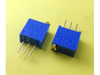 Зображення Резистор підстроювальний 3296W || 5 kОм у категорії ПІДСТРОЮВАЛЬНІ