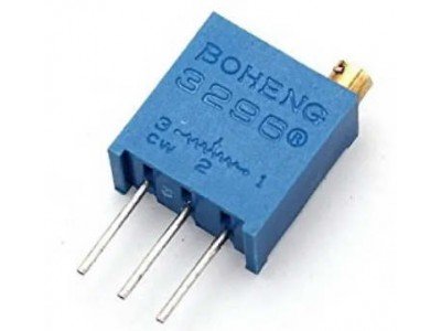 Зображення Резистор підстроювальний 3296W || 2 кОм у категорії ПІДСТРОЮВАЛЬНІ