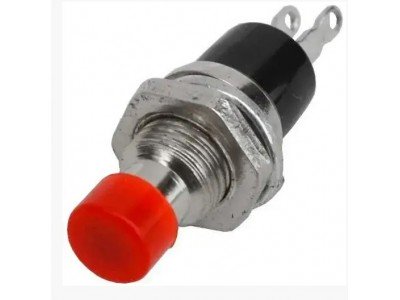 Зображення Кнопка PBS-105 RED || 2pin без фіксації у категорії Кнопки