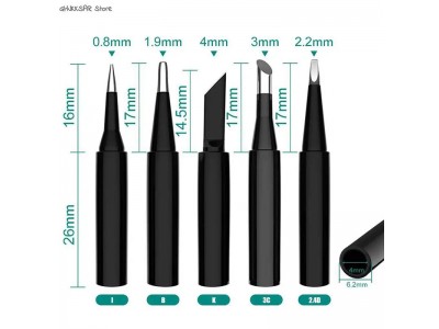 Зображення Набір 5 жал 900M-T ||  I+B+K+2.4D+3C у категорії ЗМІННІ ЖАЛА