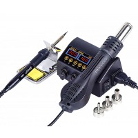 Паяльна станція JCD 8898 750W 2 в 1 паяльник + термофен