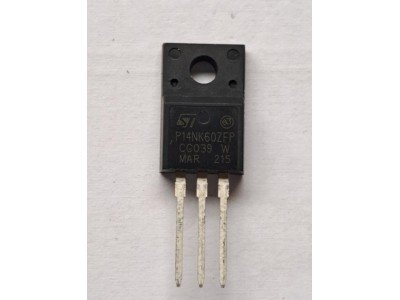 Зображення STP14NK60ZFP || Транзистор MOSFET N-channel у категорії NK