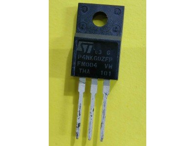 Зображення 4NK60ZFP || транзистор TO-220 N-channel у категорії STP