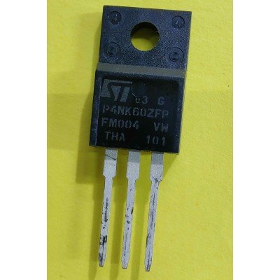 Зображення 4NK60ZFP || транзистор TO-220 N-channel у категорії STP