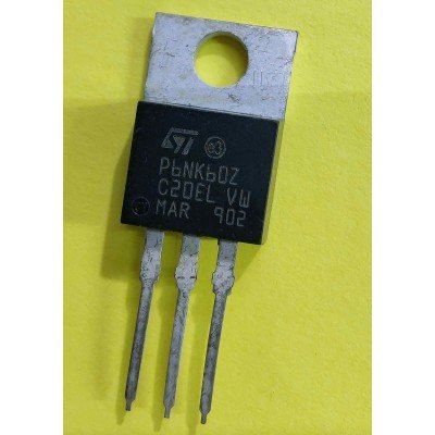 Зображення STP6NK60Z || MOSFET N-channel TO-220 у категорії STD