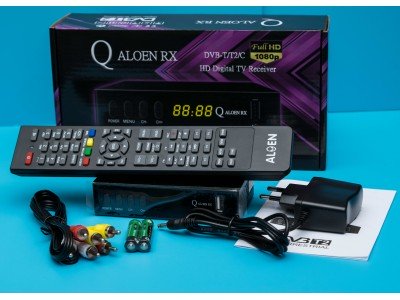 Зображення Тюнер DVB-T2 Q Aloen RX у категорії Тюнера т2