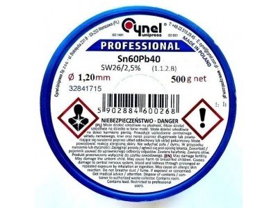 Зображення Припій Cynel 1.2mm || 500g у категорії