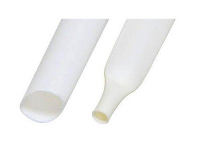 Зображення Термозбіжна трубка  2,5/1,25 біла (1м,) у категорії Пульти до dvd програвачів OPENFOX