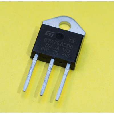 Зображення BTA26-800BW || Симістор 800Vх25A TOP-3 у категорії ТИРИСТОРИ, СИМІСТОРИ