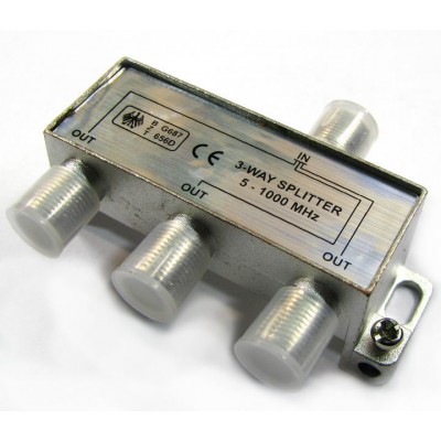Зображення Сплітер 656D BZT 5-1000 MHz (прохідний) 3 ТВ у категорії Пасивні