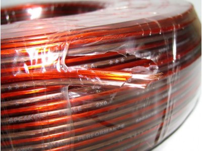 Зображення Кабель акустичний 2х0.50 прозорий мідний у категорії АКУСТИЧНИЙ КАБЕЛЬ