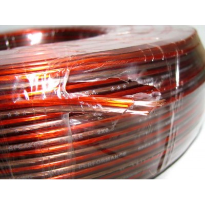 Зображення Кабель акустичний 2х0.50 прозорий мідний у категорії АКУСТИЧНИЙ КАБЕЛЬ