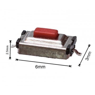 Зображення Мікрик 3х6х2.5 mm у категорії МІКРИКИ, ПЕРЕМИКАЧІ
