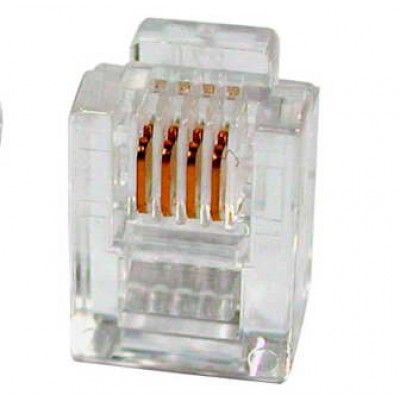 Зображення Штекер 6p4c RJ-11 у категорії ТЕЛЕФОНІЯ