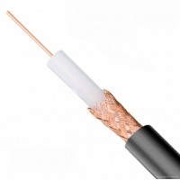 Кабель RG-58  0.8Cu+0.12 одножильний чорний