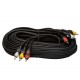 Шнур 3RCA / 3RCA (3m) HQ Шнур 3RCA / 3RCA (3m) HQ