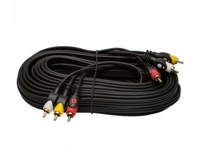Зображення Шнур 3RCA / 3RCA (10m) 12mm HQ у категорії Rca