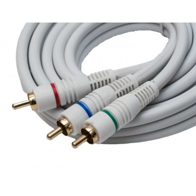 Зображення Шнур 3RCA / 3RCA (1.5m)  GOLD  6+6+6мм. у категорії Rca