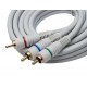 Шнур 3RCA / 3RCA (1.5m)  GOLD  6+6+6мм.