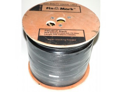 Зображення Finmark BVF660 305м, чорний || Телевізійний кабель у категорії Телевізійний кабель