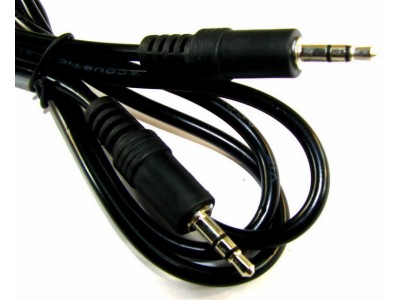 Зображення Шнур штекер 3.5 стерео - штекер 3.5 стерео 4.0мм || 3.0 метра у категорії Штекер 3.5