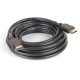 Шнур HDMI/HDMI GOLD V-1,4 діам ( 6мм) чорний 15м. Шнур HDMI/HDMI GOLD V-1,4 діам ( 6мм) чорний 15м.