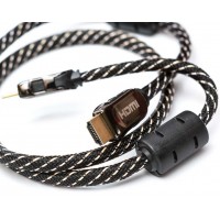 Шнур HDMI/HDMI GOLD V-1,3 діам ( 8мм) фільтр+коробка 3м.