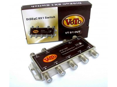 Зображення Дісек DiSEqC (1.1)  Voto VT8/1 (1x8) у категорії Дісек