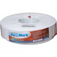 Finmark RG-6 100м, білий || Телевізійний кабель