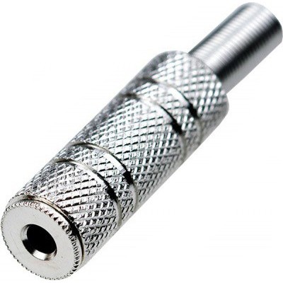 Зображення Гніздо 3.5 стерео метал під кабель у категорії Джек 3.5 mm