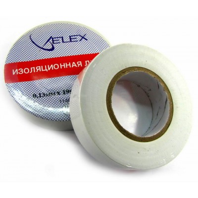 Зображення Ізострічка ELEX біла (25м) у категорії ІЗОСТРІЧКА