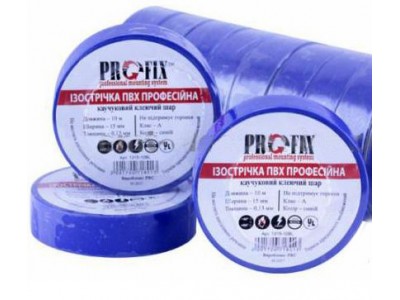 Зображення Ізострічка ПВХ ЕМТ 0,13мм.х15мм. синя 25м. у категорії ІЗОСТРІЧКА