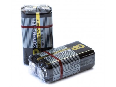 Зображення Крона 6F22 GP SUPERCELL  ЧОРНА у категорії КРОНА ( 6F22 )