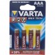Батарейка LR03 (AAA) VARTA 4703 Maxi-Tech 1x4 Батарейка LR03 (AAA) VARTA 4703 Maxi-Tech 1x4