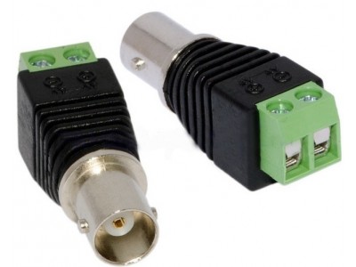 Зображення Перехідник гніздо BNC - клема гвинт у категорії BNС