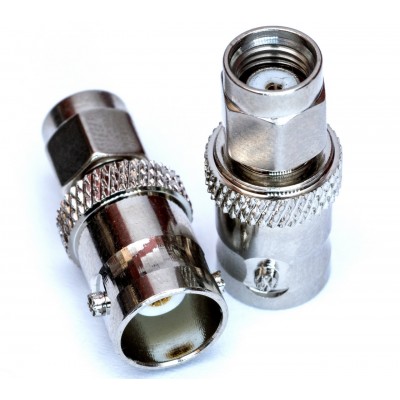 Зображення Перехідник штекер RP-SMA plug - гніздо BNC ,Латунь у категорії SMA - ПЕРЕХІДНИКИ