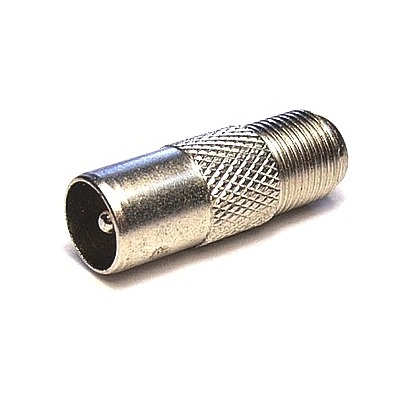 Зображення Перехідник штекер ТВ - F-гніздо (CU) у категорії Телевізійні штекера