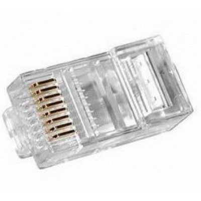 Зображення Штекер 8p8c (RJ-45) Middle HQ у категорії Штекер інтернет мережа