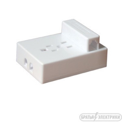 Зображення Розетка телефонна.ua+2 euro (біла) у категорії RJ11 - ТЕЛЕФОНІЯ