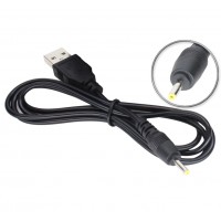 Шнур USB (шт.А - DCx2.5х0.7мм), , діам.-3,0мм, чорний, 0.8м Шнур USB (шт.А - DCx2.5х0.7мм), , діам.-3,0мм, чорний, 0.8м