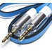 Шнур штекер 3.5 - 3.5 4х || 2x7 мм синій 1.1 метр , код: 5402030 у категорії Штекер 3.5 – Купити зараз! Зображення Шнур штекер 3.5 - 3.5 4х || 2x7 мм синій 1.1 метр у категорії Штекер 3.5