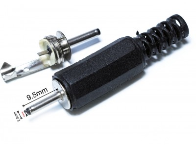 Зображення Штекер DC/0.5*2.0mm х 9.5mm у категорії Штекер DC