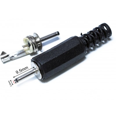 Зображення Штекер DC/0.5*2.0mm х 9.5mm у категорії Штекер DC