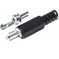 Штекер DC 0.6х2.0mm х 9.0mm