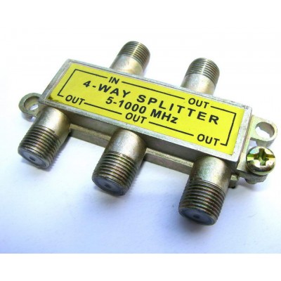 Зображення Сплітер Alda 5-1000MHz (прохідний) 4 ТВ у категорії Пасивні