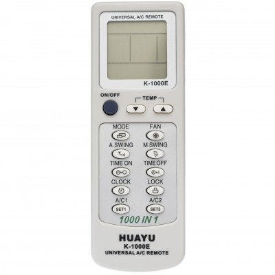 Зображення Універсальний пульт для кондиціонера Q-1000E у категорії УНІВЕРСАЛЬНІ ПУЛЬТИ ДО КОНДИЦІОНЕРІВ